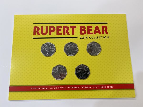 Rupert Bear 50p Coin Set
